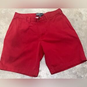 Vintage Polo by Ralph Lauren Men’s Prospect Shorts Size 34 Red Cotton